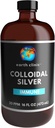 地球诊所 ® Colloidal Silver 20 PPM, 16oz (473mL), 大琥珀玻璃瓶 - 免疫支持