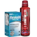 iSatori L-Carnitine LS3 混合Berry 1500mg(32架)和生物遗传实验室 Forskolin Lean & Tone