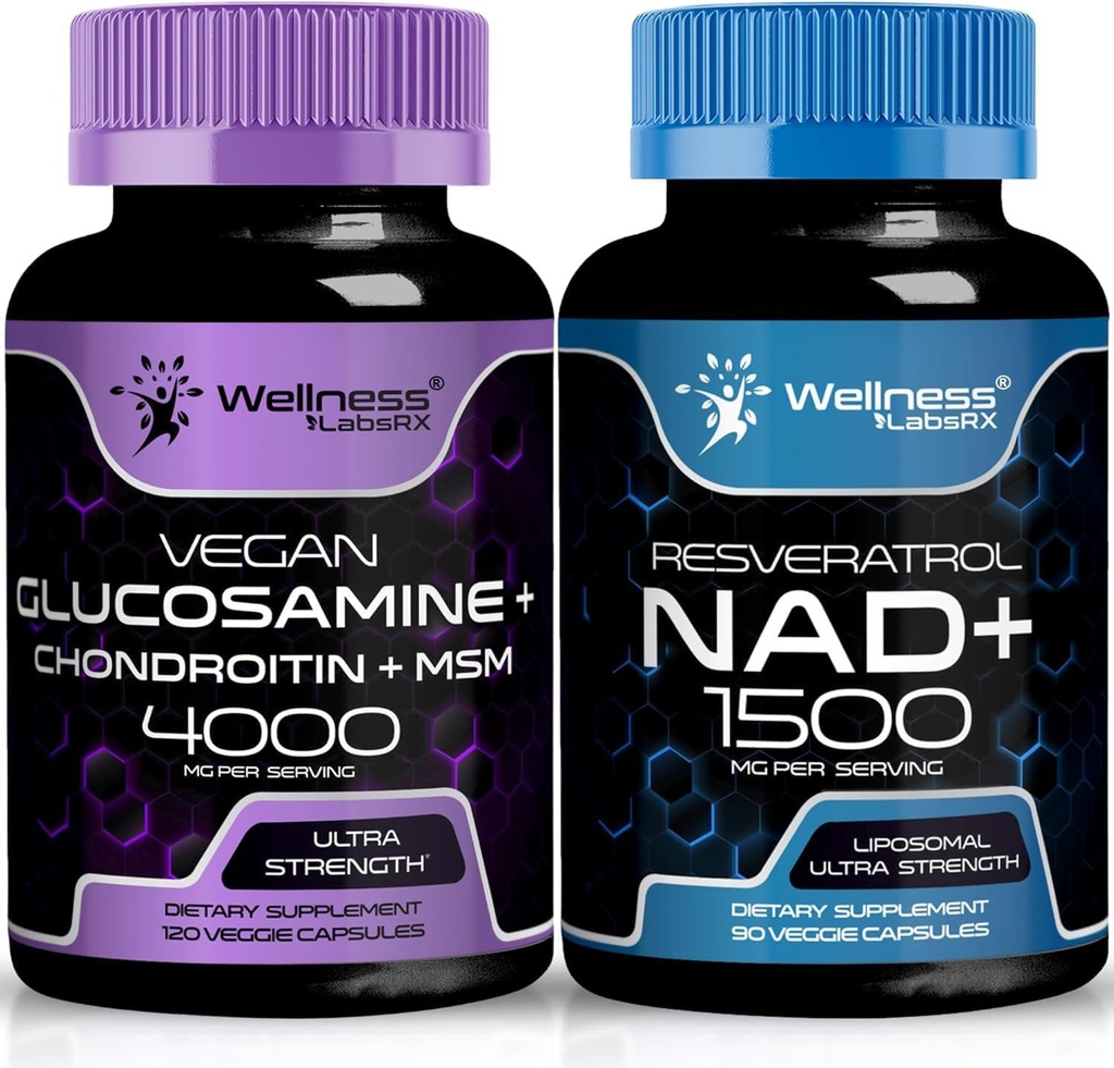 LABSRX Glucosamine Chondroitin MSM NAD 补充盖