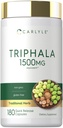 Carlyle Triphala Capsules 1500mg = 180 Counter = 草药补充剂 = + 非 GMO 和 Gluten Free