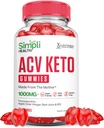 Simpli Health Keto ACV Gummys 高级公式 1000MG Ketonature Keto Gummys 苹果苹果 苹果 苹果 苹果 醋 配以石榴 甜菜 果汁 粉 B12 Vegan Non GMO 60 Gummys 配以