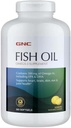 GNC鱼油Omega 3号补编,300mg EPA和DHA,柠檬火焰,支持心,脑,皮肤,眼和联合健康,360软胶,360服务