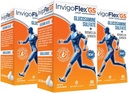 INVIGOFLEX Glucosamine Sulfate(无壳鱼、无钠和蔬菜安全) 非转基因生物、无胶体-与Boswellia Serrata-Premium 联合补充 GS-3 Pack