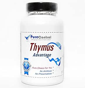 Thymus 优点 /// 90 Capsules // 纯 // 纯 由纯 控制 补充