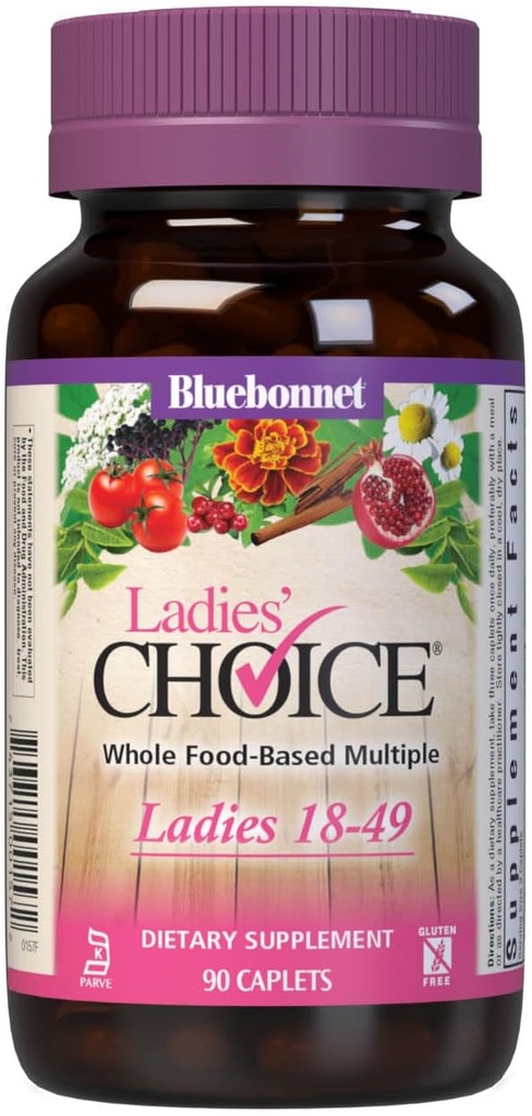 Bluebonnet 营养 女性选择 全食 女性 18-49,90 紫色/粉色伯爵
