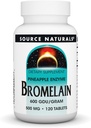 资料来源:Naturals Bromelain,蛋白质酶补充,500mg - 120平板