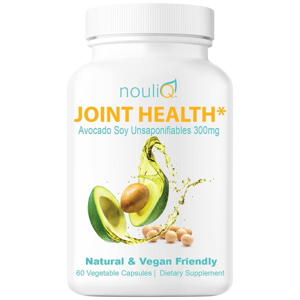 Natural & Vegan - Friendly Joint Health Supplements, Avocado Soy Unsabables 300mg, Non-GMO, Free of Any Gluten, 人工染色或火焰,乳品和壳鱼,60天供应.