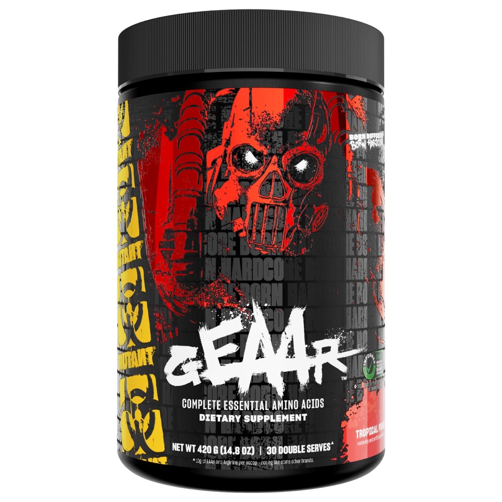 变异型 GEAAR - 9.4g EAA粉末+ Arginine, 7g BCAAs, 4g Leucine, 电解质, 椰水, 30 services - 果汁