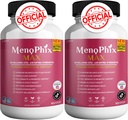 MenoPhix Max Premium Menopause 支持补编,40亿 CPU, 额外力量, 180 卡普尔(2)