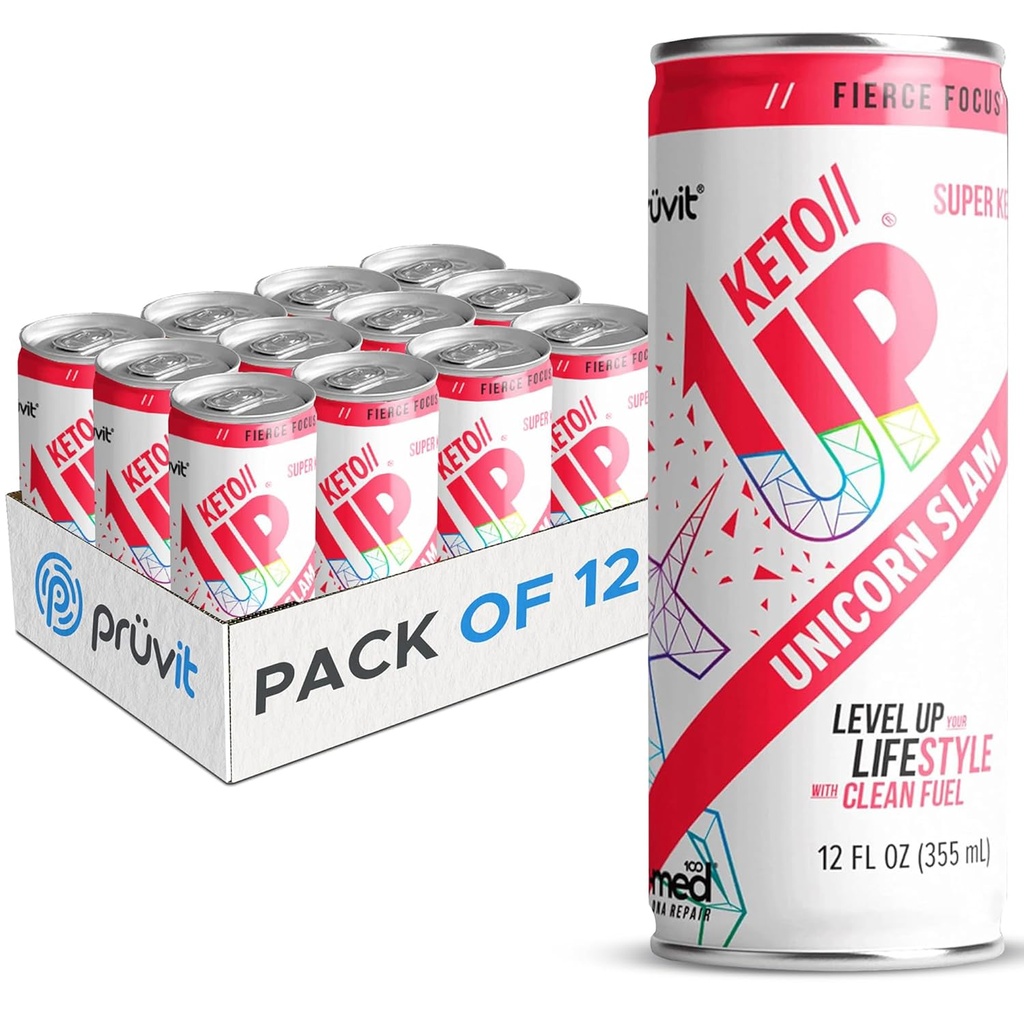独角兽Slam Keto/Up® Drink – Ready-to-drink Ketones 男子和女子焦点 12 Pack