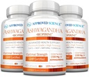 批准科学 Ashwagandha 1500mg 与 Bioperine 和 Ginger-Boost Mood & Energy - 60 Vegan 友好瓶(3瓶)
