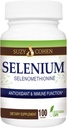 Suzy Cohen Selenium 补充200 mcg, 保持健康的心脏, 免疫系统, 支持甲状腺素, 蛋白质功能, Yeast Free Chelated Tummy 友好氨基酸, 高度生物可用性, 100 Veg Capsule