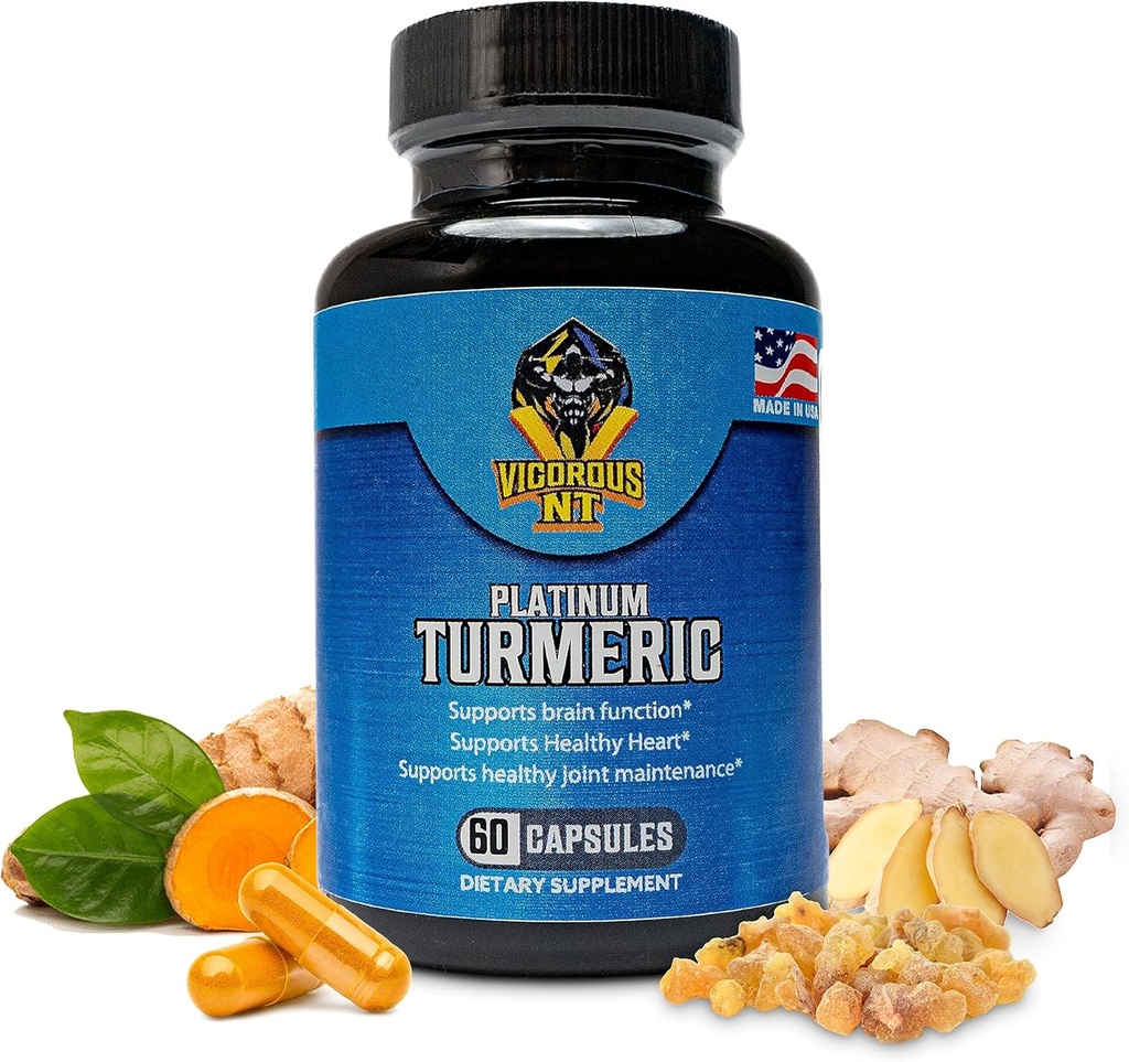 强烈NT 白金图尔克补充剂-95% Crucuminoids-60 Capsules