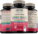 种植维生素Premium Kidney cleanse Supplement – 配有 Cranberry 抽取帮助支持健康Kedneys 和 Urinary Tract 支持的强力Kedney 支持公式 – 60 蔬菜 Capsules
