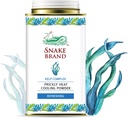 Snake Brand Prickly Heat Cooling Power for everyday use - Anti-Chafing, Heat Rash Relief, Ocean Fresh Kelp Scent (4.9 Oz / 140g) 每日使用的蛇品牌冷却粉 - 抗Chafing,热力拉什救济,海洋新鲜凯尔普·森特(4.9 Oz / 140g)