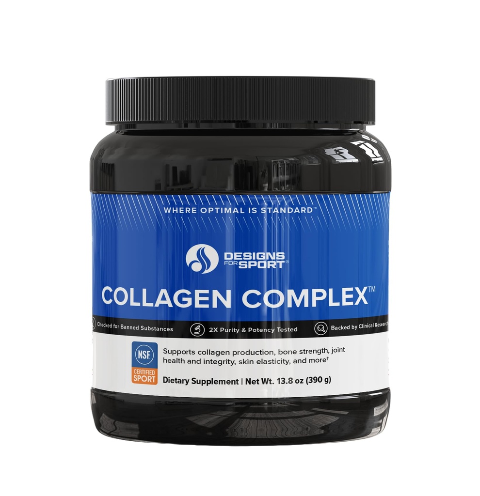 Sport Collagen Complex的设计 - NSF 认证为 Sport Collagen Peptides Powder - Collagen 联合体,骨力,皮肤弹性(13.8 oz)