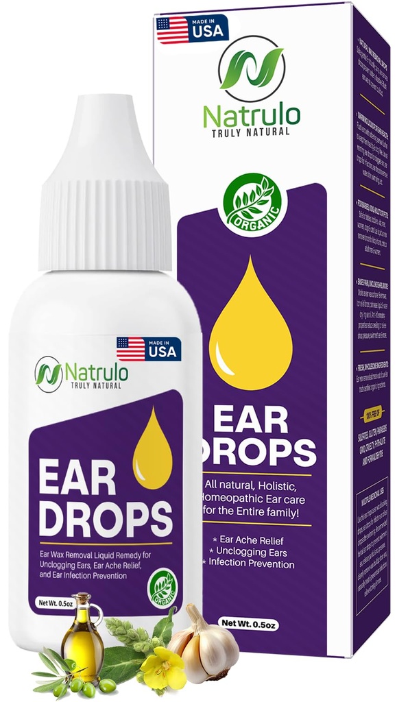 天然耳滴(Natural Ear Drops for Ear Information) – 成人、儿童、婴儿和宠物的顺势耳滴(Homopathic Eardrops for advents, Kids, baby, & Pets) – 解放耳滴(Relieves Earches),游泳耳滴(Swimer's Ear, & Loosens Wax) – 儿童安全耳滴(Safeal Ear Heal Heal) – 美国制造的