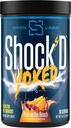 Shockd Yoked High Stim Pre-Working – 咖啡因、陶里因、Citrulline Malate、Agmatine、Betaine Anhydrous – 高能和强力肌肉泵-Nitric Oxide – Flex在海滩上(30次服务)