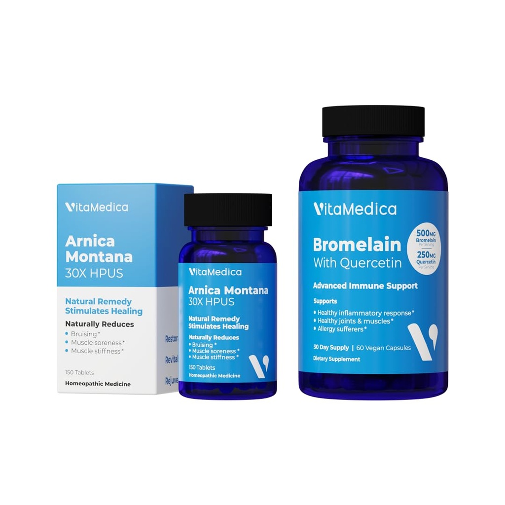 维塔梅迪卡 阿尔尼卡 蒙大拿30X 和布罗梅兰 与 Quercetin Bundle 阿尔尼卡 蒙大拿州 布鲁梅兰 Quercetin 回收 邦德兰 美国制造