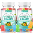 软熊 Potassium Citrate Gummys, 高钾 Potasium Citrate 1000mg 支持 腿板和肌肉健康 Potasium Gummys 成人与儿童混合水果火焰 120 计数