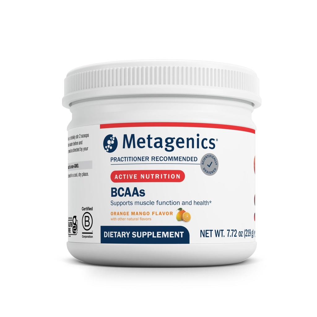 变异剂 BCAAs 粉末 - 橙红芒果火焰 - 2:1:1 列乌辛,Isoleucine & Valine的比例 - 支持肌肉恢复,耐力和性能 * - 非GMO,Gluten-Free,蔬菜 - 30 services