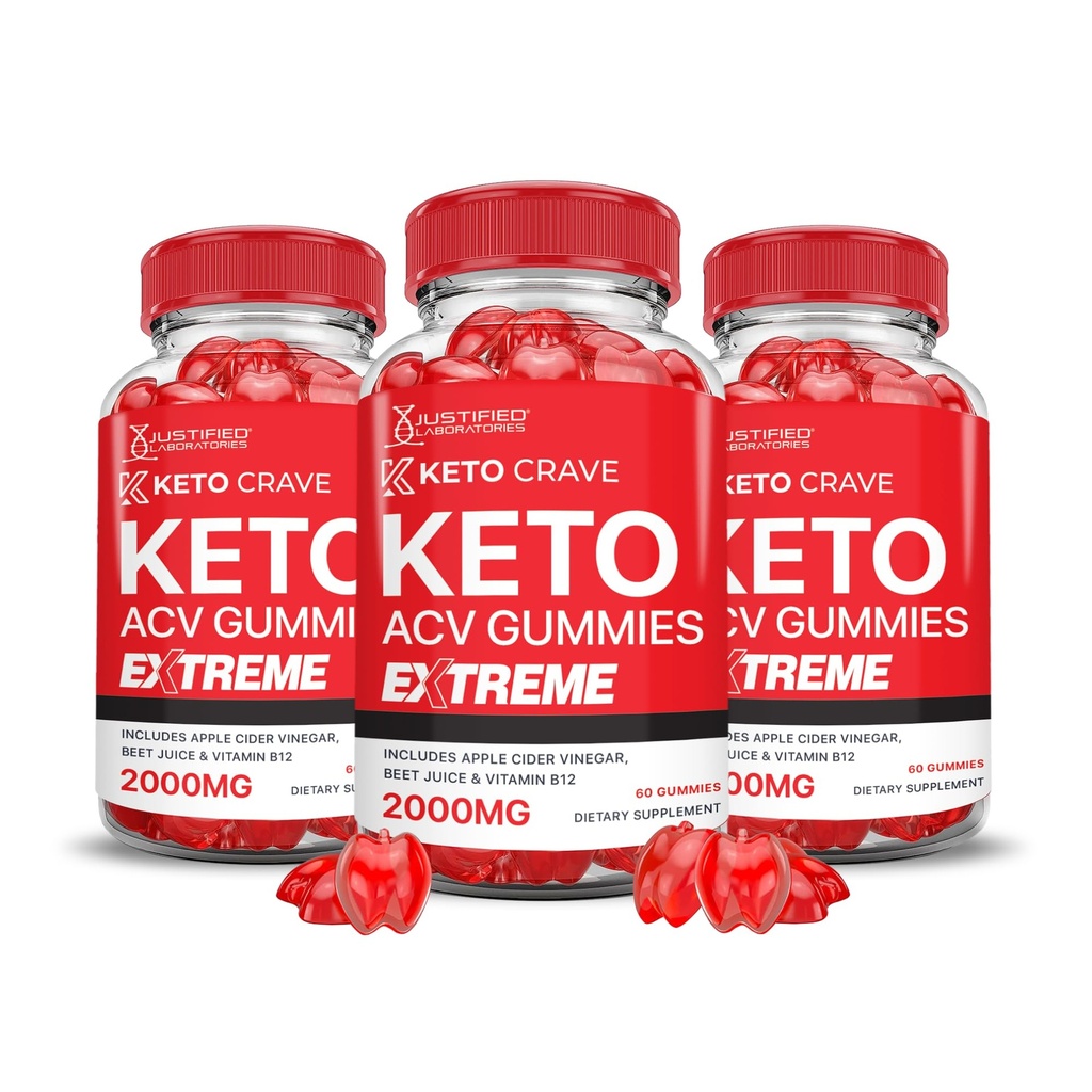 合理实验室(3 Pack Keto Crave Keto ACV Gummys Extreme 2000MG Keto Crave Keto Gummys 高级公式 苹果苹果苹果 苹果葡萄酒 配有石榴甜菜 果汁 B12 Vegan Non GMO 180 Gummys)