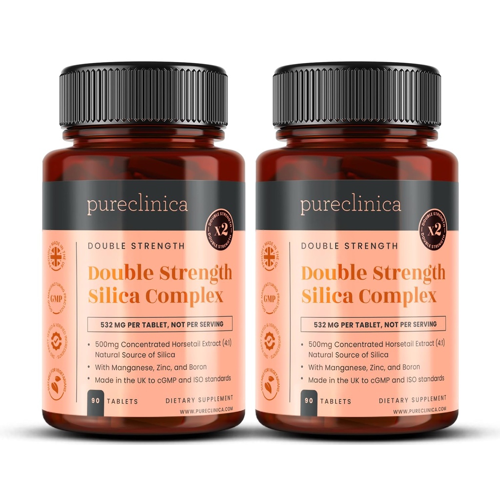 双强Silica Complex – 6个月供应量 ! (2000 mg 马尾抽出量 x 180 平板电脑(2瓶90))