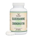 Glucosamine Chondroitin 三重强力(1,500mg Glucosamine Sulfate, 1,200mg Chondroitin) 180 平板电脑,两个月供应(联合支持补充) Gluten Free, 非GMO 由双木公司制作