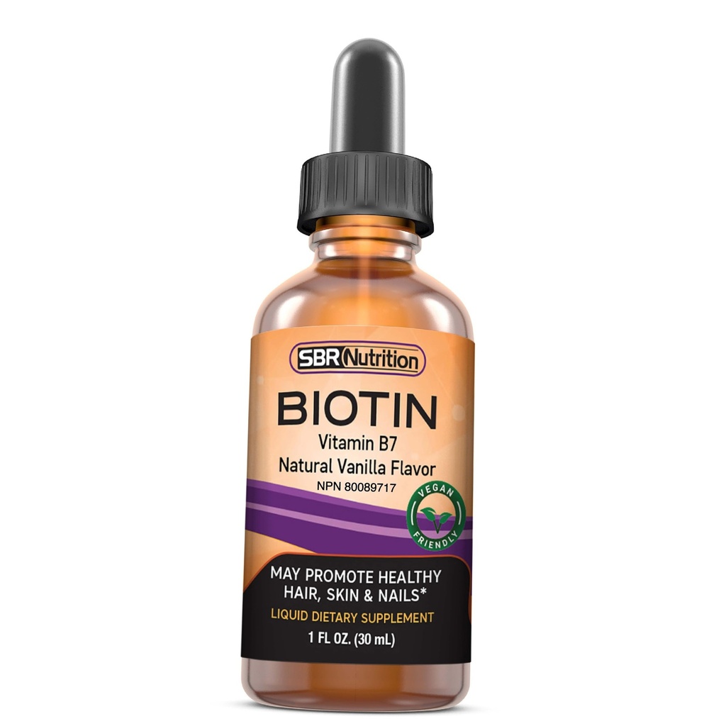 SBR 营养 生物锡液滴,每剂5000mcg(60)1.0Fl.oz(30ml) 香草