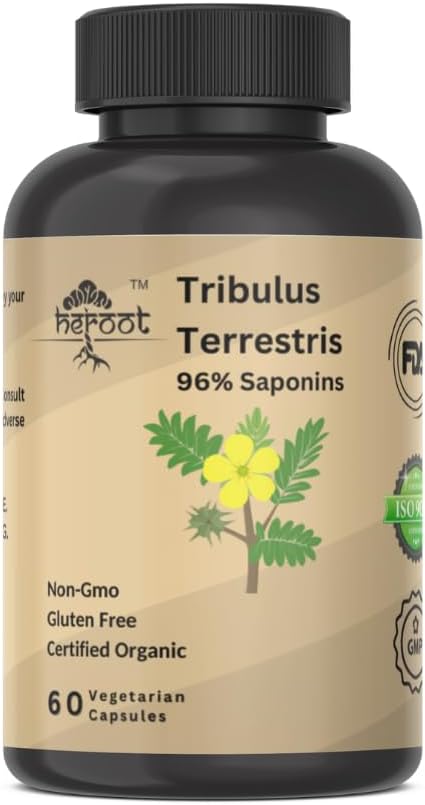 Tribulus Terrestris 男女补编:能源、生命力、Stamina和性能的助推器(60卡普勒)