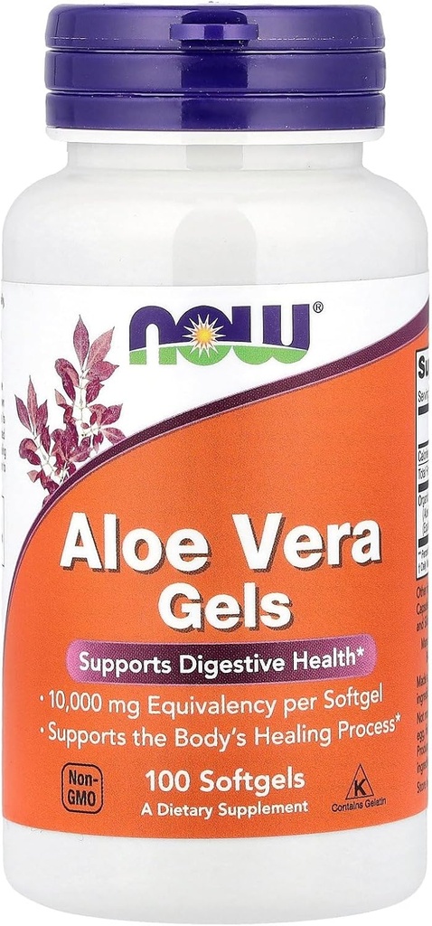 现在食品 Aloe Vera 10,000 Gels 100 Sgels