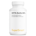 Supersmart - EDTA Zeolite 98% (先进公式) - 配有 Milk Thetle & Parsley - 高概率补编 QQ 在美国制造 QQ 非GMO & Gluten Free - 90 蔬菜卡普尔