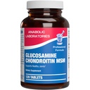 高吸收性Glucosamine Chondroitin MSM - 临床公式 Bone 联合天冬和韧带补充剂 MSM Glucosamine Chondroitin - 非GMO Gluten Free & Made in The America - 120 services