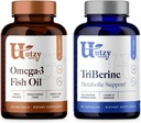 Utzy Naturals Omega 3 鱼油 60 软胶 Lemon-Lime Flavor和TriBerine