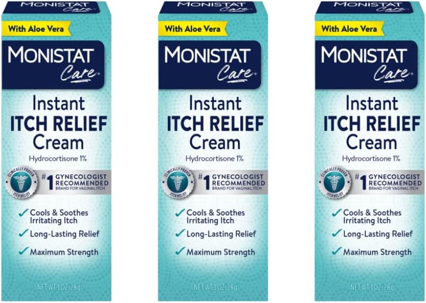 (原始内容存档于2018-07-26). Monisastat Care 即时ITch Relief Cream Max strongs | Cools & Soothes | 包装 May Vary | 1 Ounce 每人 | 3 pack