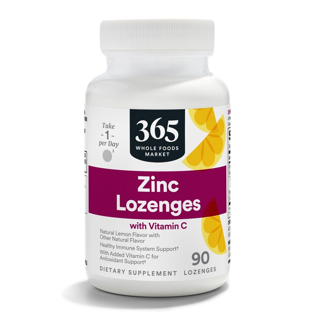 365 由全食品市场,Lounceenges 锌维生素C,90 计数