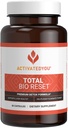 ACTIVTEDYOU 总生物重置 -- -- 清洁和氟化消化系统除毒公式,用于Radiant Skin和持续能源w/Chlorella、Kiwi水果和Dandelion根(60卡普勒斯)