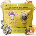 ODD BALLS 有机能源球 柠檬 - 超级食品 蘑菇 Snack - 跑步,自行车,徒步 - Gels, Bars 替代品 - 狮子的玛恩焦点, Cordyceps 能源 - Vegan, Gluten 免费小吃 儿童与成年人