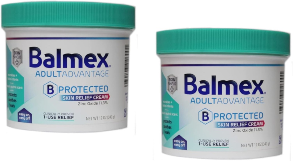 Balmex 成人护理 Rash Cream, 12oz, (第2包)