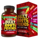 Beet Root Capsules - 流通,心脏健康能源 - w Grape种子提取 & Ginseng 60 Count Vegan