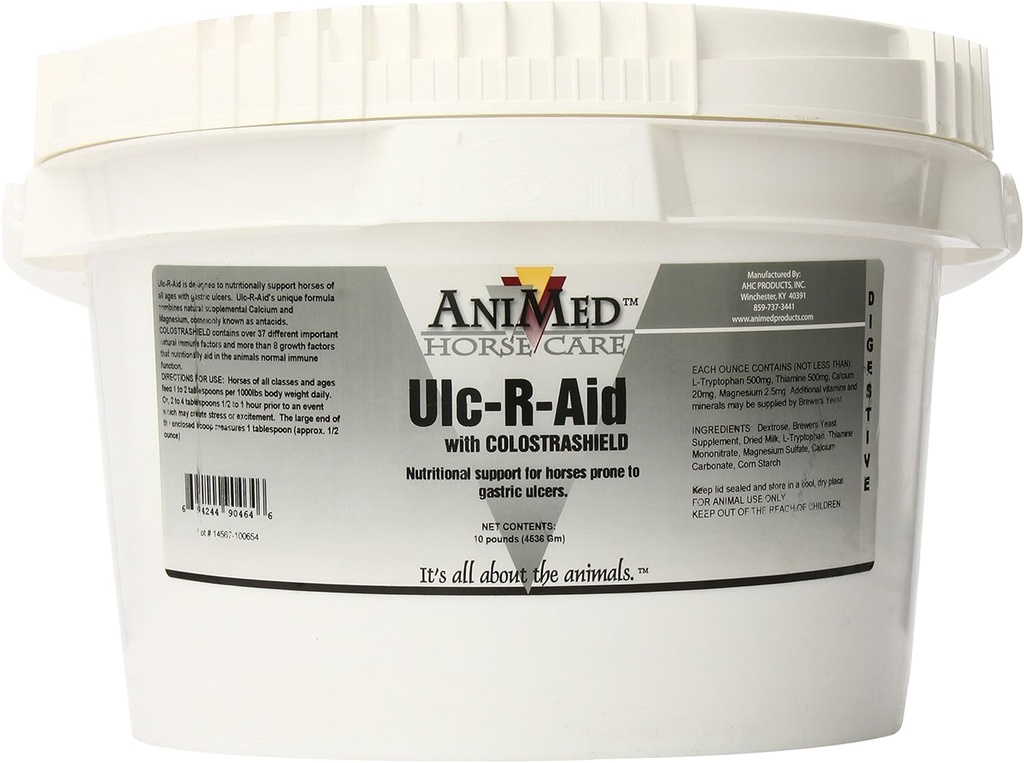 AniMed Ulc-R-Aid 对马的营养补充,10孔