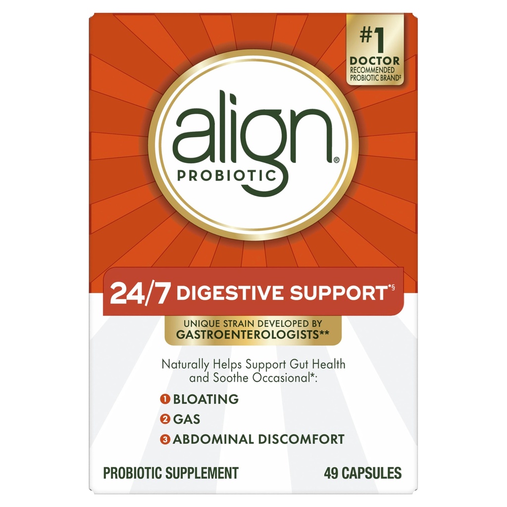 对齐 Probiotic 补充 Capsule 49 计数( Package May Vary)