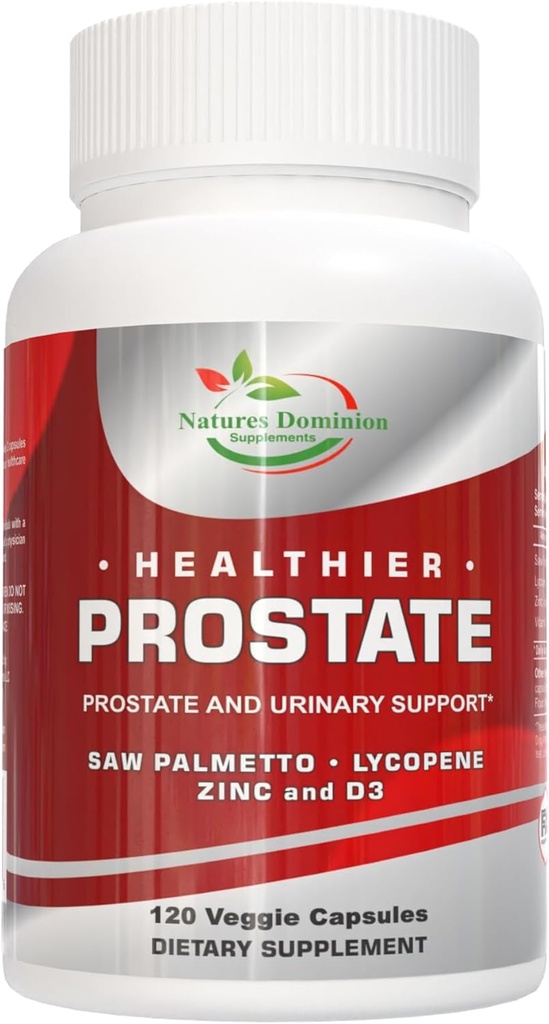 Saw Palmetto for Men, Lycopene, Zinc, 维生素D3. 男子前列腺补充剂, Bladder Control. Saw Palmetto 男子辅助用品。