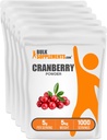 Bulk Assupports.com Cranberry Powder - Cranberry Assupports for Men & Men, Dried Cranberry Unsweeted - Gluten Free & Sugar Free, 5g / service, 1kg (2.2英镑)(一包)