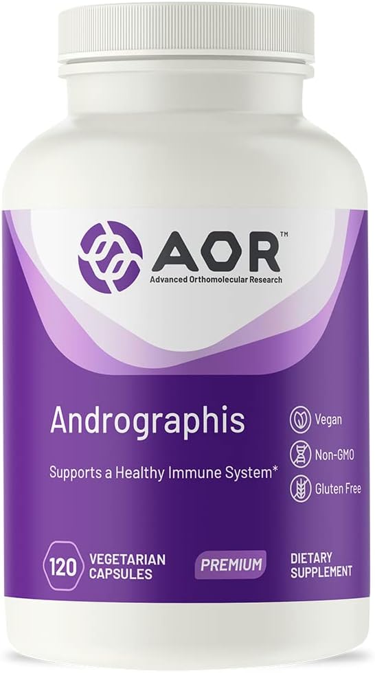 AOR、Andrographis,《支持免疫的草药补充》,120 Capsules(120名服务人员)