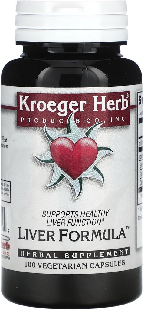 Kroeger Herb Liver 公式组合, 100 计数