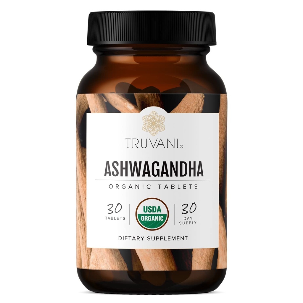 Truvani Organization Ashwagandha – Daily Energy, 积极摩擦支持, 支持脑健康 – 支持肌肉生长和耐力 – 健康睡眠支持 – Non-GMO – 30天供应