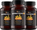 Upwellness Golden Review + 联合支持补充 以黑辣椒, Quercetin 和 镁- Turmeric Boswellia 补充 - 6 活动成份 - 60 Capsules, 3 Pack