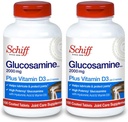 Schiff Glucosamine 2000mg 配有维生素D3和Hyaluronic酸,150片-联合补充剂(包2)