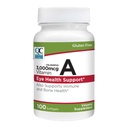 质量选择维生素A 3,000 mcg(10,000 IU) 软胶. 支持免疫系统、视觉和骨功能。 高可能性棕榈酸公式100软胶